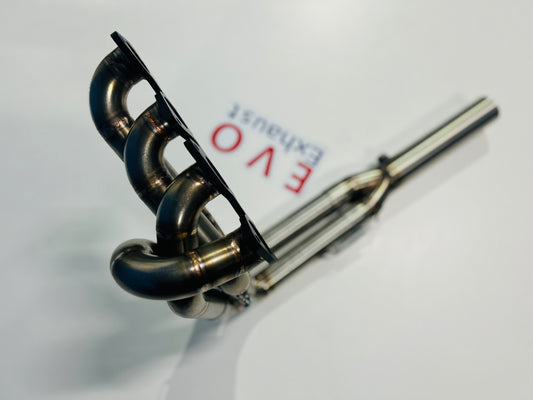 COLECTOR DE ESCAPE, LINEA DE ESCAPE, BITUBO, CITROEN, PEUGEOT, RENAUL, SAXO, S1600, PUMA, SEAT, VOLKSWAGEN, EVO EXHAUST, CITROEN, PEUGEOT, RENAULT, EVO FACTORY | EVO EXHAUST | EVO MOTEURS